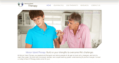 Desktop Screenshot of mercerislandtherapy.com
